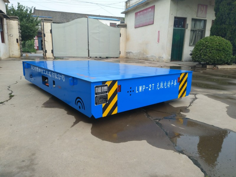 2 Ton Battery Powered Trackless Transferi Trolley