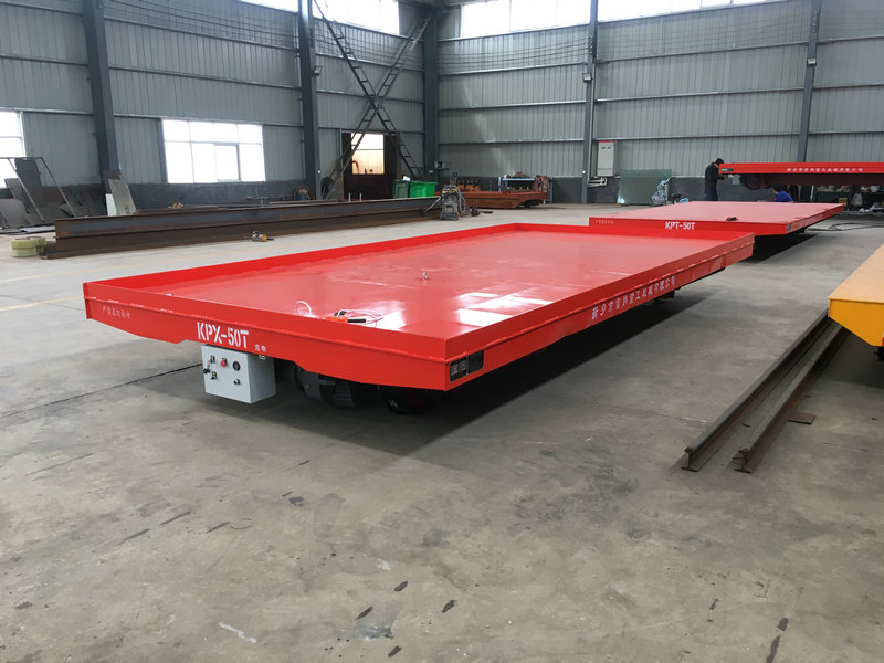 KPX 15 Ton Elektrik Rail Flat Cart