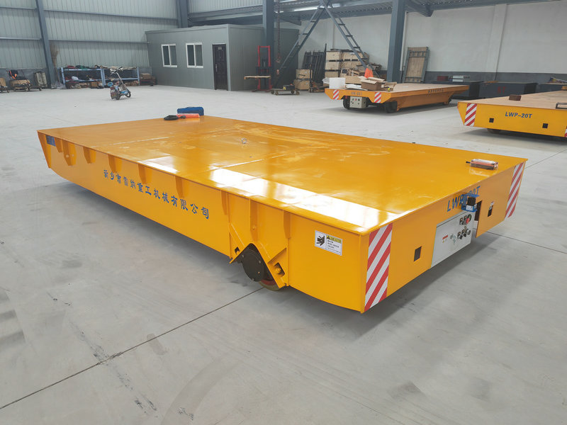 Trackless Electric Flat Transport Trolley o‘zingizdir.