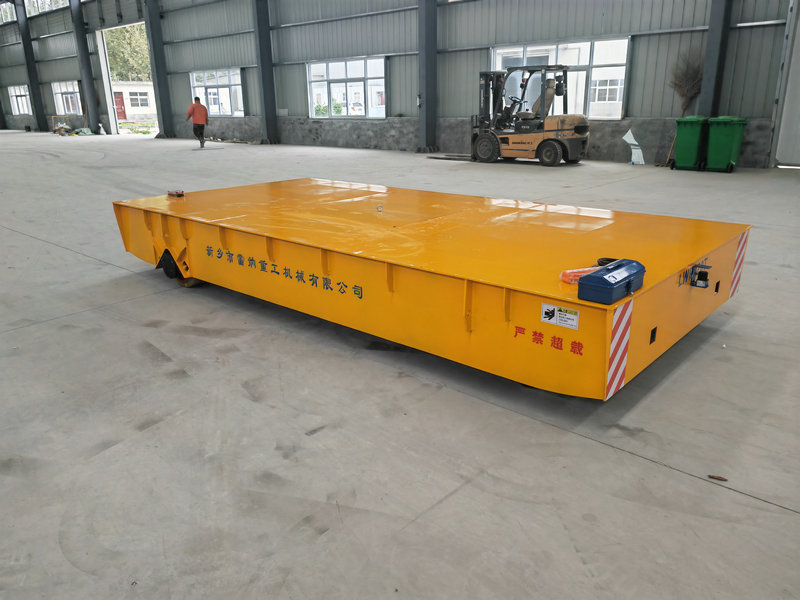 Trackless Electric Flat Transport Trolley o‘zingizdir.