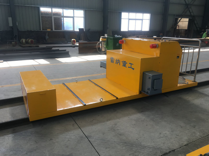 Battery Powered Industrial Material Handling Elektrik Rail transfer cart