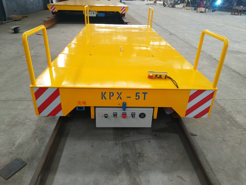 5 Ton Steel Pipe Battery Rail Transferi Kart