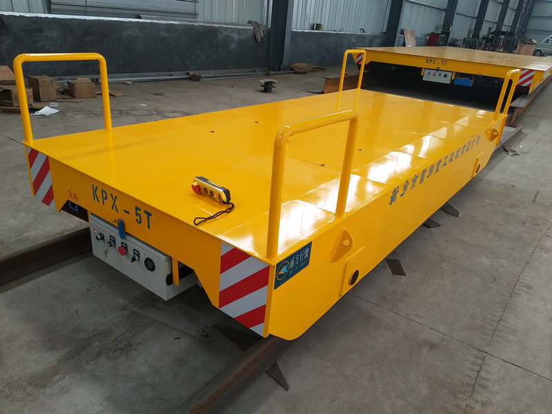 5 Ton Steel Pipe Battery Rail Transferi Kart