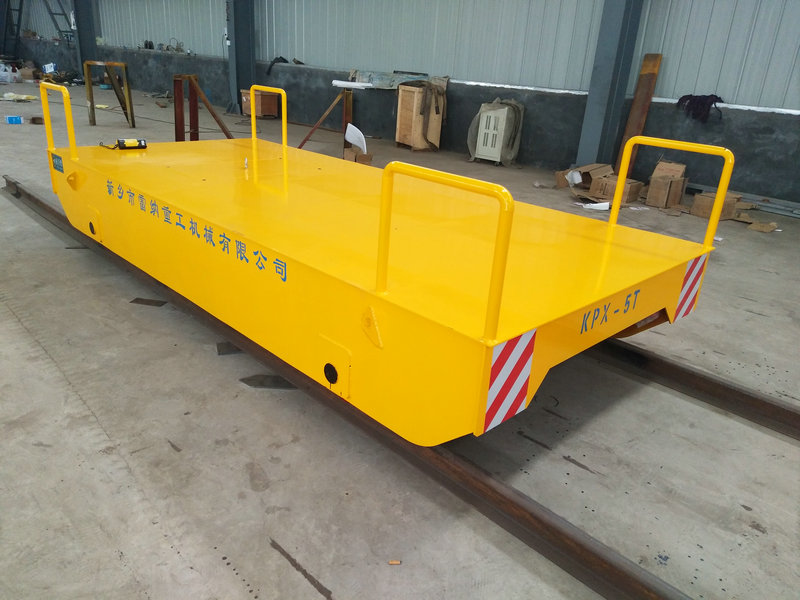 5 Ton Steel Pipe Battery Rail Transferi Kart
