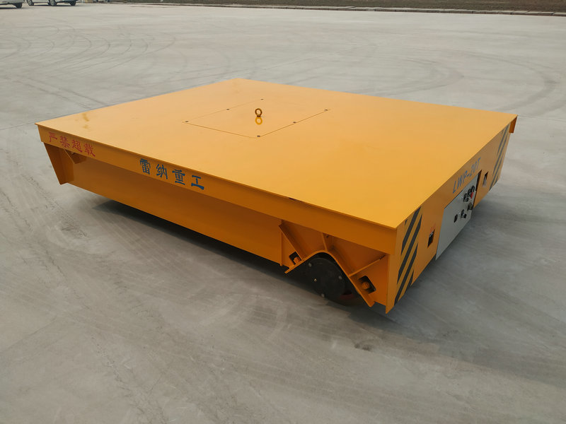Elektrik Heavy Duty 20 Ton Flat Bed Trolley