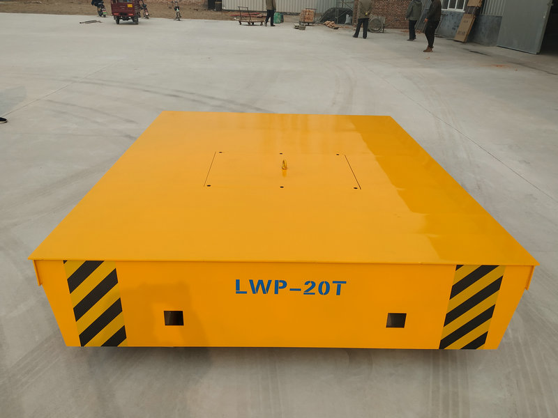 Elektrik Heavy Duty 20 Ton Flat Bed Trolley