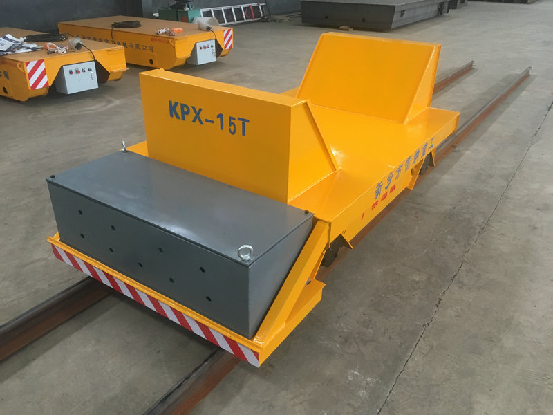 15 Ton Steel Coil Battery Rail Transferi Kart