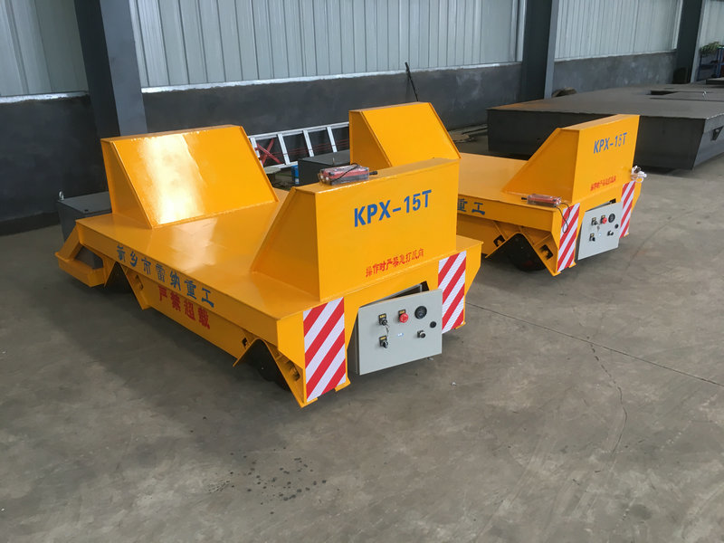 15 Ton Steel Coil Battery Rail Transferi Kart