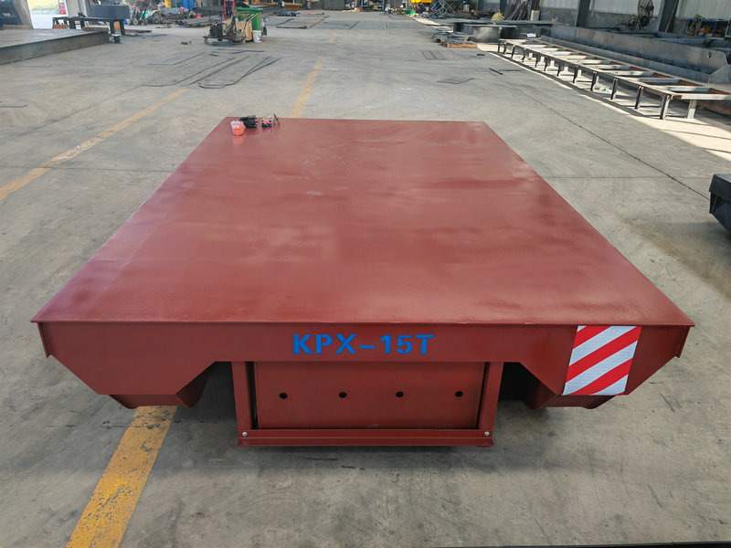 KPX 15 Ton Elektrik Rail Flat Cart