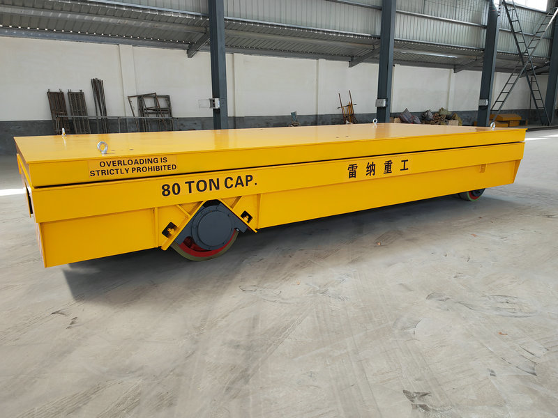 80 Ton Heavy Duty Hydraulic Lifting Trackless Carri