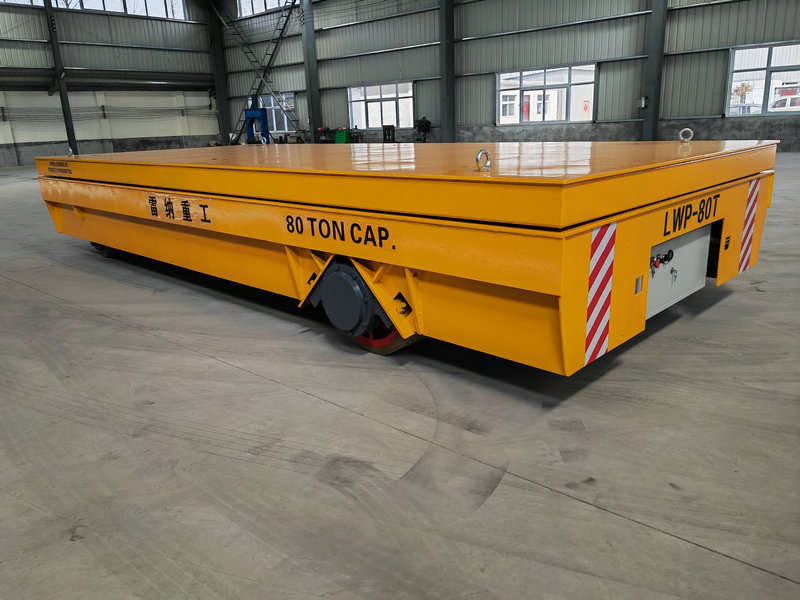 80 Ton Heavy Duty Hydraulic Lifting Trackless Carri