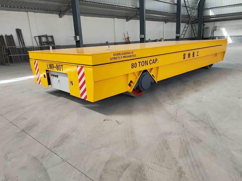 80 Ton Heavy Duty Hydraulic Lifting Trackless Carri