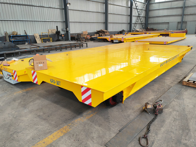 30 Ton Elektrik Industry Rail Motorized Transfer Cart Manufacturer