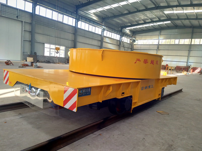 Elektrik Turntable Rail transfer cart