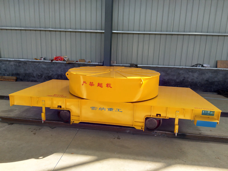 Elektrik Turntable Rail transfer cart
