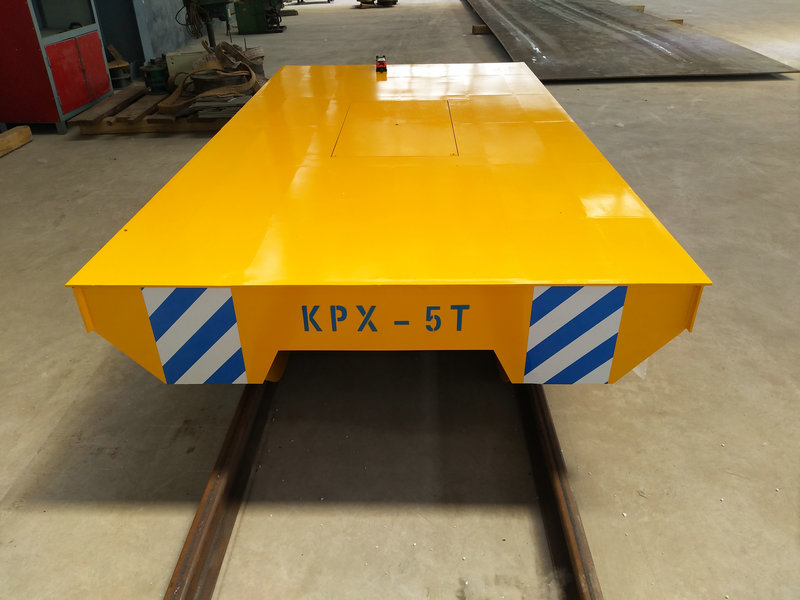 5 Ton Steel Pipe Battery Rail Transfer Trolley