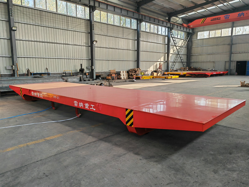 20 Ton Customized Low Voltage Powered Steel Rail Transfer Trolley